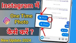 How to Send one time photo on Instagram | How to use view once in Instagram | Instagram view once