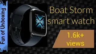 boAt Storm Smartwatch / unboxing/ how to pair with mobile/ how to change watch face