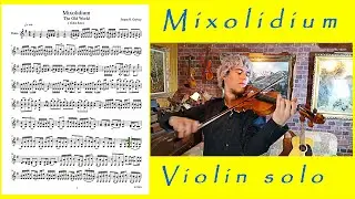 Violin Sheet Music - Mixolidium 