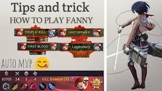 TIPS AND TRICK MENGGUNAKAN FANNY EZ WIN + FANNY GAMEPLAY
