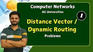 Distance vector algo / dynamic routing  |computer networks