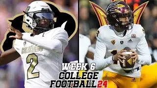 Colorado vs Arizona State | Week 6 Simulation | NCAA Football 24