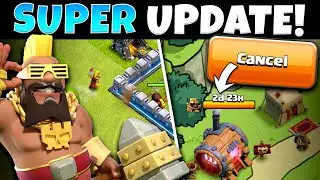 NEW Super Hog Rider & Super Troop Cancel Option! (Clash of Clans)