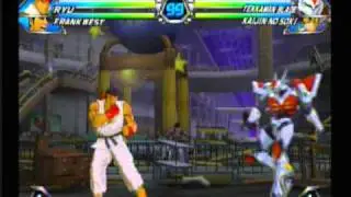 Tatsunoko VS Capcom: Ultimate All-Stars (Ryu/Frank West Walkthrough) Part 1/2