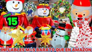 TODO PARA NAVIDAD INFLABLES ADORNOS ÁRBOLES CORONAS Y MÁS DESDE $15PESOS MÁS BARATO QUE EN EL CENTRO