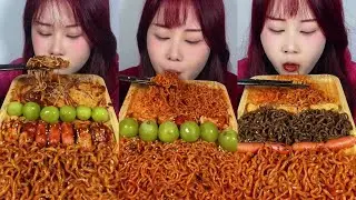 This Show Challengers, Asmr Mukbang, Eating Noodles Seafood Flavors Spicist Yummy Yummy