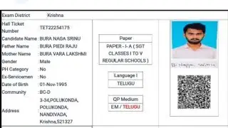 Ap TET Hall Ticket Download in mobile 2024 | AP TET Hall Ticket Download 2024 | AP TET 2024
