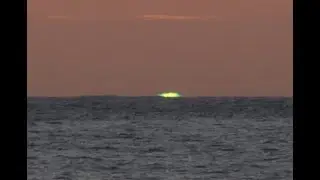 Sunset Green Flash - Timelapse