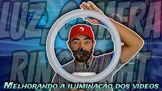 Iluminação barata vale a pena? Ring light LJJ 45 - Unboxing e primeiras impressões