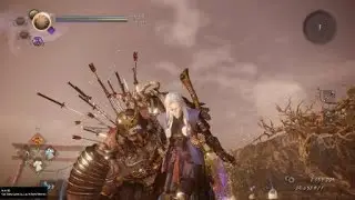 Nioh 2_ english  clan Honda my Final kusarigama Build The rock , ( Tank poison confusion Luck )