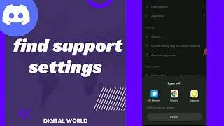 How To Find Support Settings On Discord App