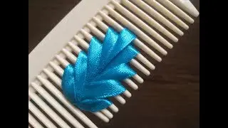 Ribbon Leaf Amazing Hand Embroidery Work, Comb Crafts embroidery work, #Embroideryhacks, #SewingHack