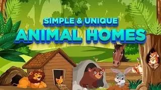 Animal Homes | Home of Animals | Animals for Kids | Preschool fun | Farm Animals | Animal Shelter