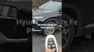 Hyundai Santa Fe smart park demonstration