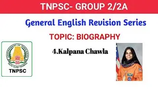 TNPSC GROUP 2/2A/GENERAL  ENGLISH  REVISION SERIES/KALPANA CHAWALA
