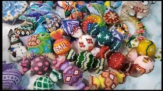 Моя коллекция игрушек из бисера.💖😊🥰☺💞Вышивка авторской схемы.