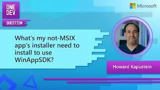 What's my not-MSIX app's installer need to install to use WinAppSDK?
