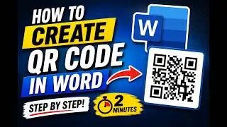 😱How to Create QR Code in Microsoft Word (Step-by-Step Guide | 2 Minutes)😱