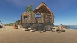 ГОТОВИМ САМОЛЁТ ОХОТА НА АКУЛ Выживание на острове 6 Stranded Deep