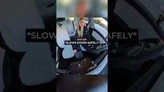 She Watches Tesla Handle It 😳