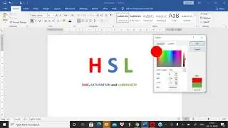 Hue, Saturation and Luminosity Explained