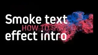 How to make a smoke text effect in power point