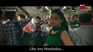 Meri Lachki Qamar - Main Hoon Ek Mumbaikar | Mumbai local Rashke Qamar Parody
