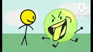 Bfb  blue leafy green firey yellow bubble red announcer