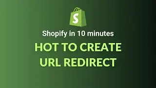 How to Create URL Redirect in Shopify | How to Add Redirect to URL in Shopify