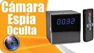 Cámara Espía Oculta HD en Reloj Despertador Despertador Digital Detector de Movimiento