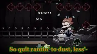 FNF Mario Madness V2 - Overdue with Lyrics (SHORT)