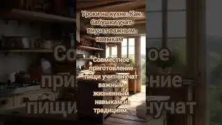 Уроки на кухней #мудрость #факты #психология #бабушка #внучата
