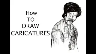 HOW TO DRAW  CARICATURE  - superstar || caricature || Photoshop ||