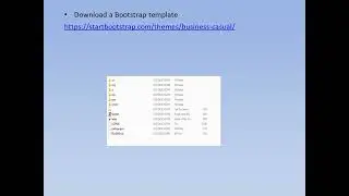 22 Integrarea unui sablon Bootstrap in CodeIgniter