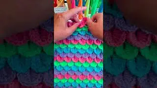 Crochet Crocodile Stitch #shorts