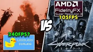 LSFG Vs FSR 3 Frame Gen Cyberpunk 2077 1440p