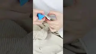 Patch trousers with textil adhesive | Repair & Care for beginners
