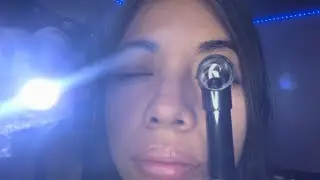 ASMR doctor examines your eyes 👩‍⚕️🧤🔦 (up close, medical roleplay)