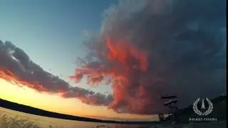 «Марсианское облако на набережной Яченского водохранилища» Лето 2015