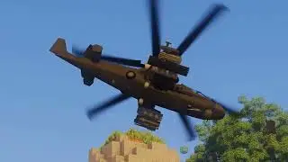 Ka-52 Alligator Flight Test 4 | MCHeli Content | #minecraft