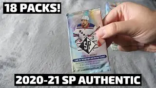 OPENING 18 PACKS OF 2020-21 SP AUTHENTIC