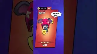 MOE NEW BRAWLER 1900 CREDITS!!🔥 #brawlstars