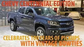 You Must See and Enjoy !!! Chevy Centennial Edition Celebrates 100 Years Of Pickups With Vintage Bow