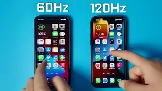 60Hz vs 120Hz ProMotion  - iPhone 15 Pro, iPhone 14 Pro & iPhone 13 Pro Screen Refresh Rate