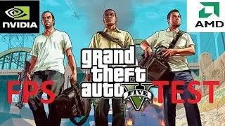 GTA 5 fps test GTX 750Ti | FX4300 | 1080p60