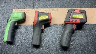 Harbor freight Ames infrared thermometer comparison and review