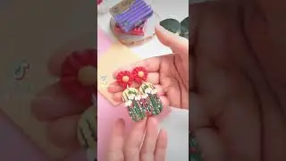 Assembling stud earrings for rings. Polymer clay earrings