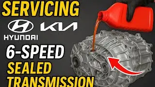 Hyundai/Kia 6 speed automatic “sealed” transmission fluid service and level adjustment
