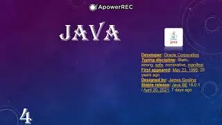 Top 10 Programming languages 2021