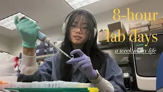 Cramming all my experiments into 1 week | balancing research, fitness, and adulting activities